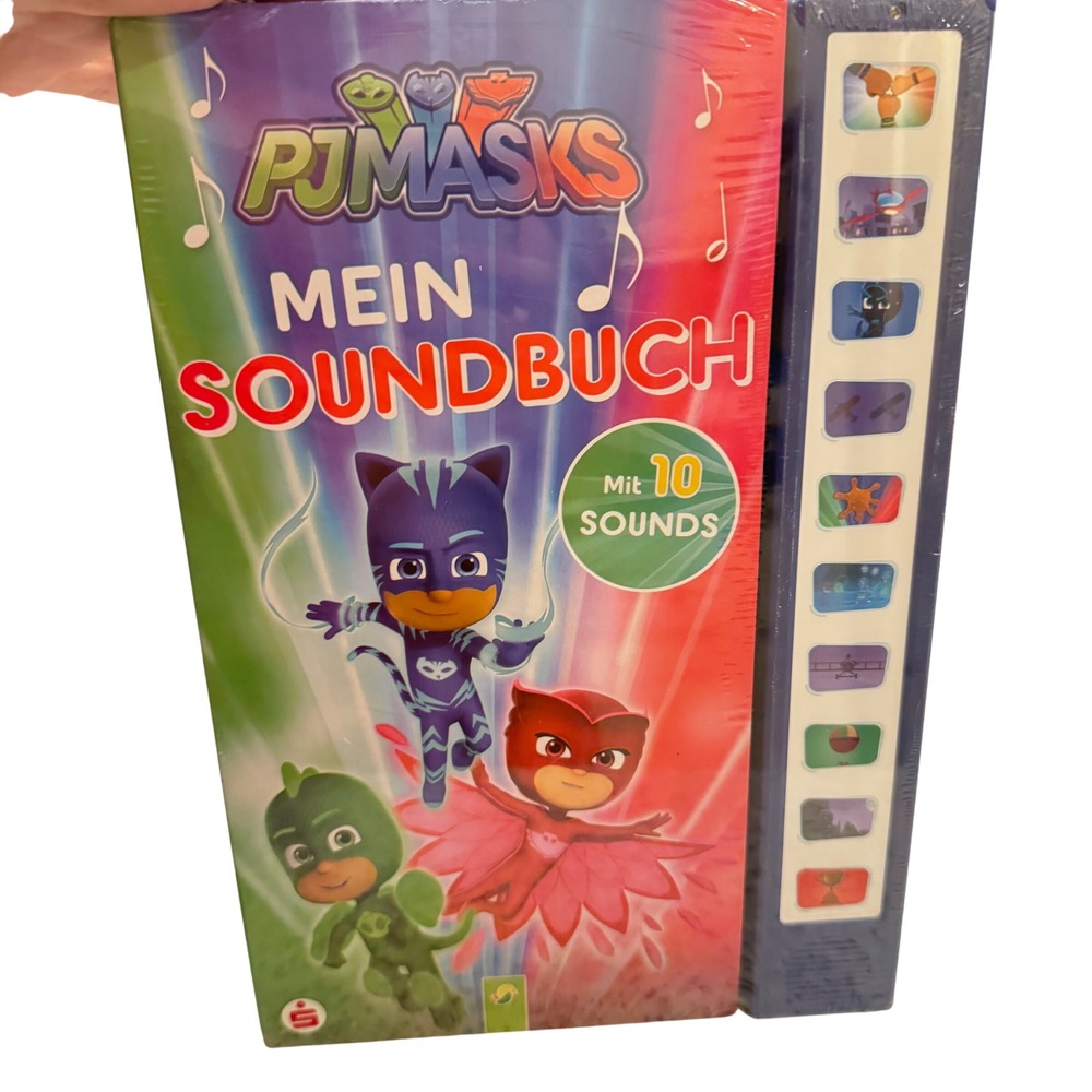 PJ Masks Mein Soundbuch Childrens‎ Interactive Book 10 Sounds German New Sealed